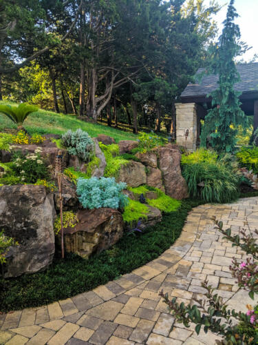 natural retaining wall design